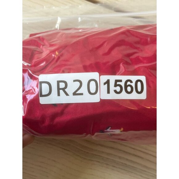 Talbots Red Quilted Jacket pajama penguins animal winter holiday coat Size M - Picture 6 of 10